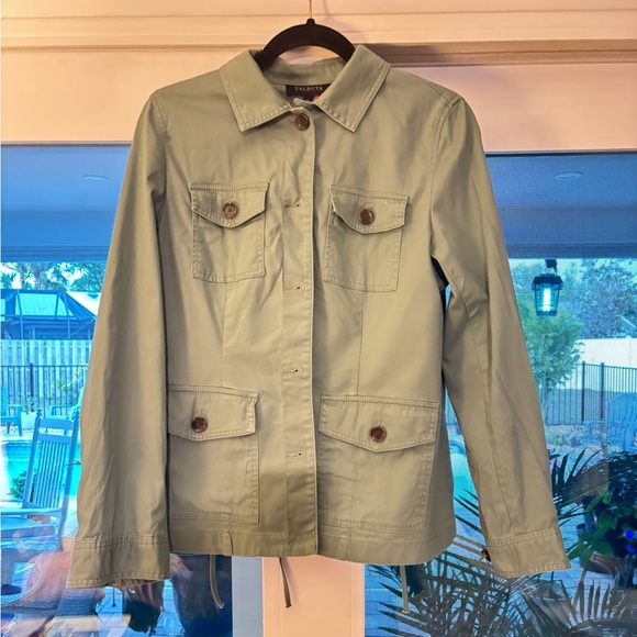Talbots Women's Green‎ Jacket size Medium - Picture 7 of 7
